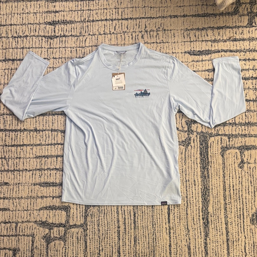 Patagonia Sky Blue Shirt with Logo